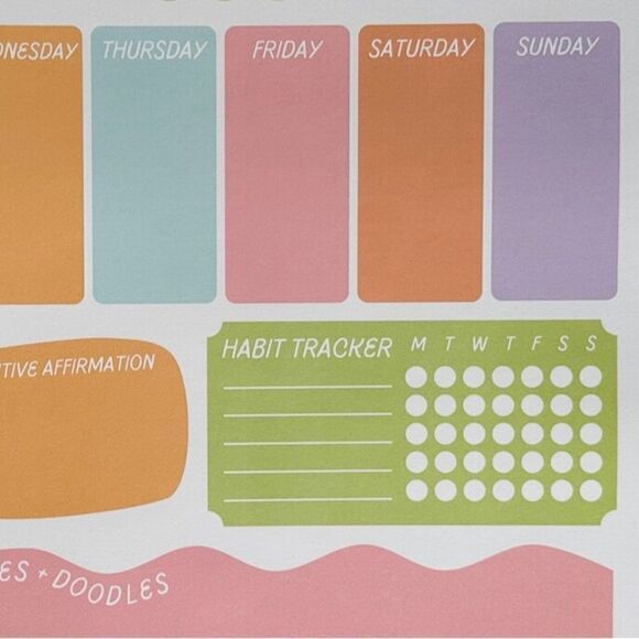 Weekly planet NeW 50 pages 8.5x11 plus 2 stickers - Picture 3 of 7